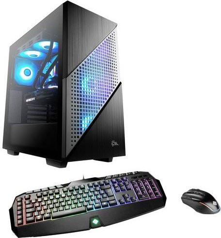 CSL Computer Gaming PC M10110 Desktop PC in Schwarz mit AMD Ryzen 7 7800X3D, 16GB RAM, 1000GB SSD und Nvidia GeForce RTX 4070 12GB GDDR6X - Bild 1