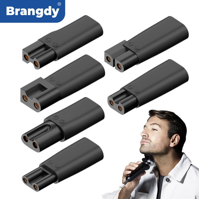 Brangdy 6-teiliges USB-C Ersatz-Ladegerät Set in Schwarz für Haarschneidemaschinen, Bartschneidemaschinen, Rasierer und Schreibtischlampen - Bild 1