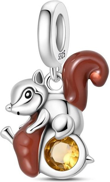 Anhänger Eichhörnchen, Kupfer, Weiß, Damen - Bild 1
