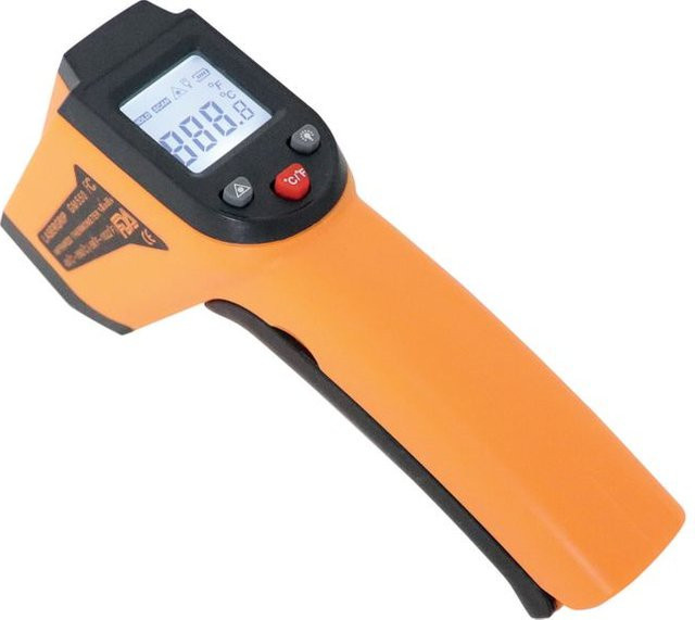 Schneider Infrarot Thermometer in Orange, L x B x H: 15 x 10,5 x 4 cm - Bild 1