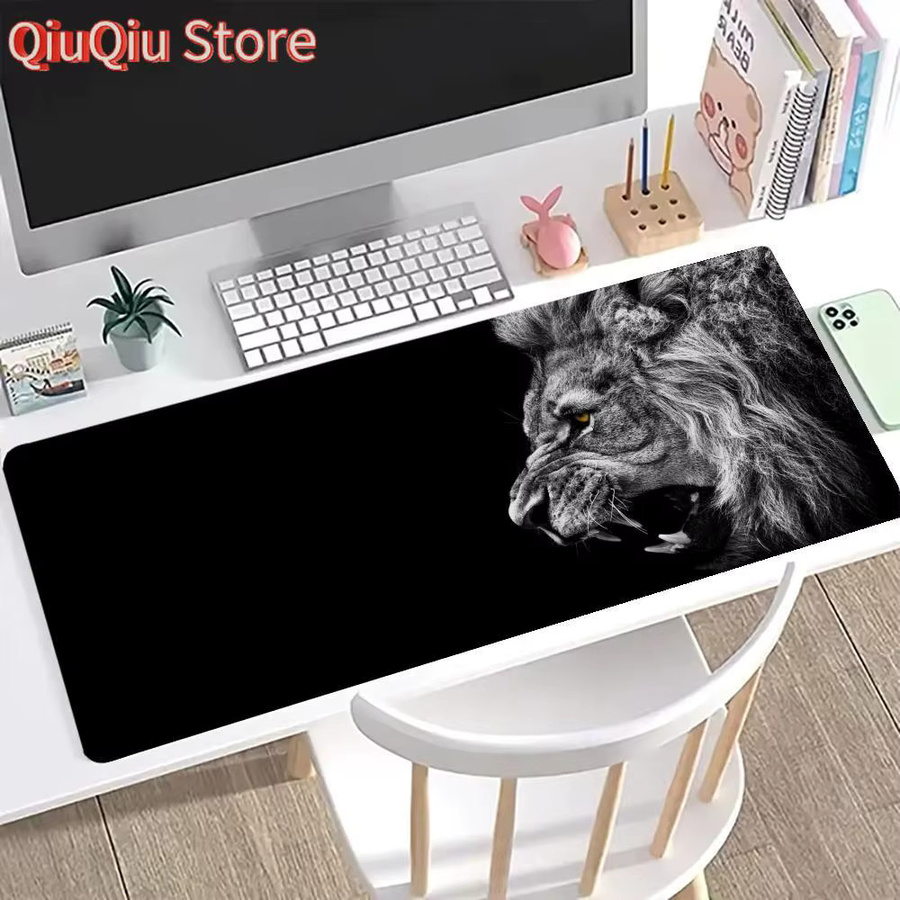 Potdemiel Computermatte Löwe Anime Mauspad in Schwarz - Bild 2