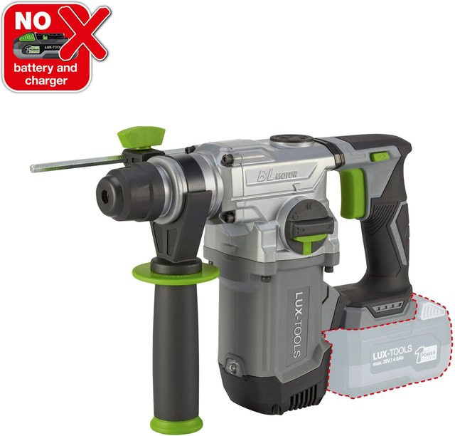 LUX-TOOLS Akku Bohr- und Meißelhammer Bürstenlos 1PowerSystem A-BH-20 B Solo in Grau - Bild 1