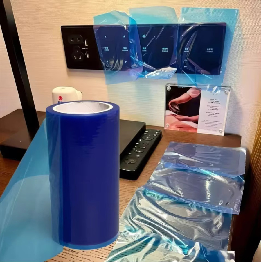 100 Stück halbtransparente Trennfolien aus Kunststoff in Blau, feuchtigkeits- und wasserdichte Antihaftfolie mit Silikonölfilm - Bild 2
