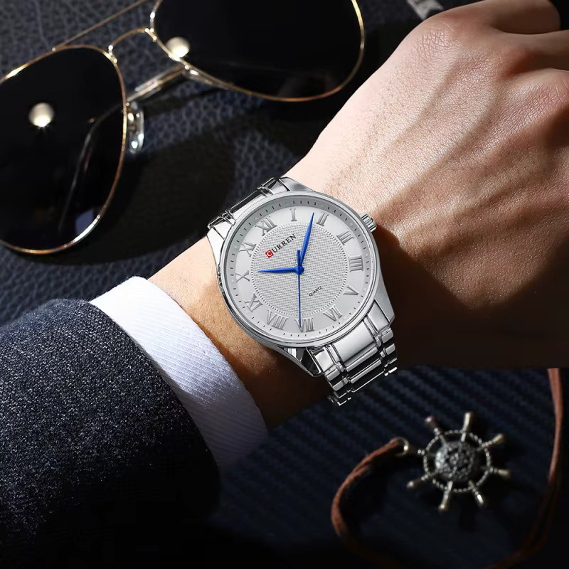 CURREN Armbanduhr, Quarz, Edelstahl, Herren - Bild 3