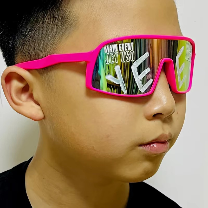 Jey Uso Sport-Sonnenbrille Kinder, grün, Vollrand, Kunststoff - Bild 1
