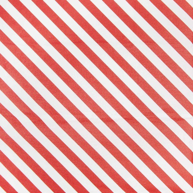 Rico Design Paper Poetry Seidenpapier Streifen rot-weiß, 5 Bogen, B: 50 cm, H: 70 cm - Bild 2
