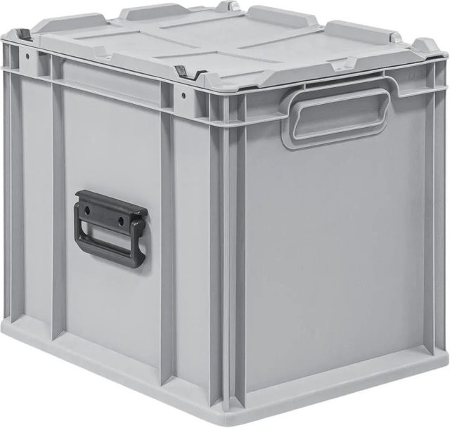 PROREGAL Eurobox Nextgen Transportbehälter Grau, 30 Liter, B/H/T: 33,5 x 40 x 30 cm - Bild 1