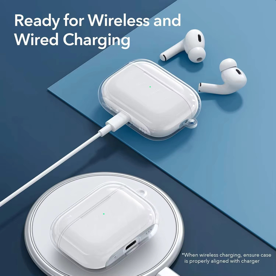 Transparente TPU Kopfhörerhülle für AirPods 4, 3 und Pro 2 mit USB-C Anschluss - Bild 5