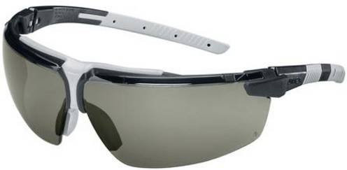 Uvex i-3 Schutzbrille mit Supravision Excellence Gläsern in Grau und Schwarz mit UV400 Schutz nach EN 166 und EN 172 - Bild 1