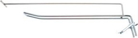BGS Doppelhaken 89919 in Silber mit Tragarm und Querpin, Länge: 300 mm, Durchmesser: 4,8 mm - Bild 1