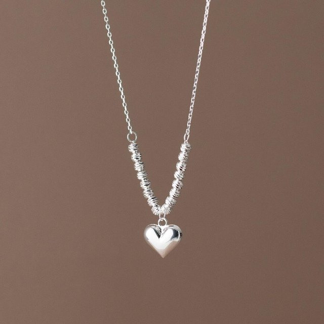 Halskette 925 Silber, Perlen, Damen, gray - Bild 1