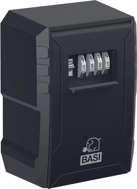 BASI Schlüsselsafe SSZ 300 mit Zahlenschloss aus Aluminium in Schwarz B/T/H: 140 x 105 x 140 cm - Bild 1