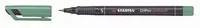 STABILO OHPen universal Folienstift permanent mit 0,4 mm Spitze in Schwarz und Grün - Bild 1