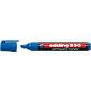 edding Permanentmarker 330 mit Keilspitze, Blau - Bild 3