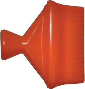 LOC-LINE Gelenk-Duschdüse 2-teilig in Orange mit 1/4" Anschluss und 16x1,5mm Gewinde - Bild 1