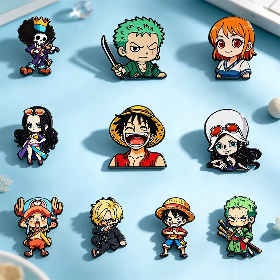 Bandai Emaille-Pins, Cartoon Anime One Piece, Kinder - Bild 4