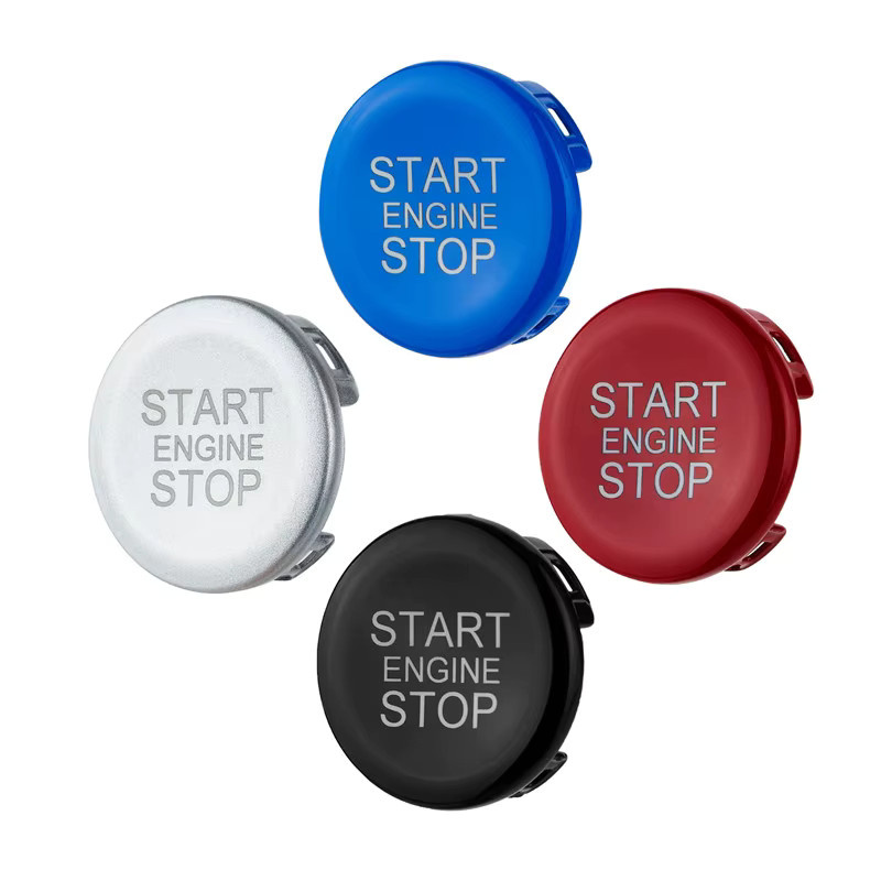 Start-Stopp-Knopf Abdeckung für Alfa Romeo Giulia und Stelvio 2017-2019, Zubehör für den Innenraum, Multicolor - Bild 3