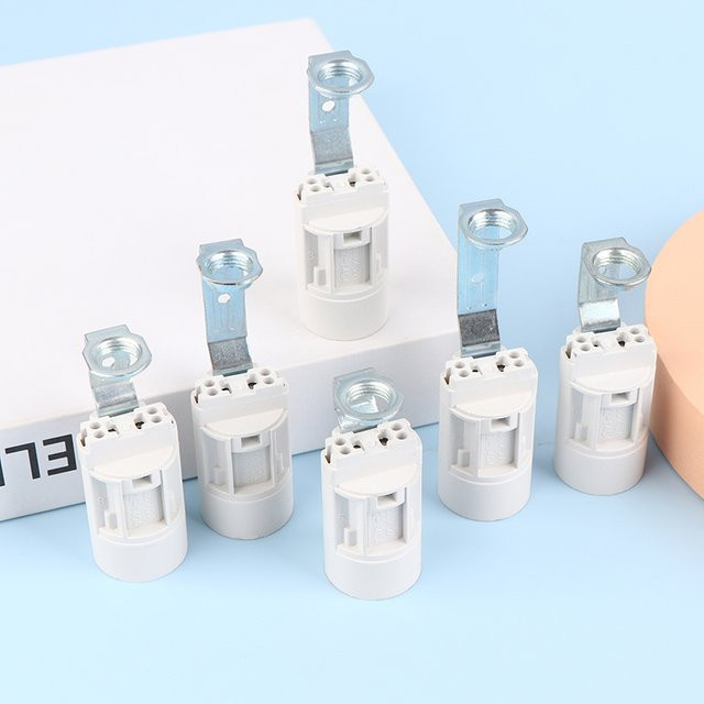 Hoeaden E14 Kandelaber Lampenfassung für LED-Kerzen in Weiß - Bild 1
