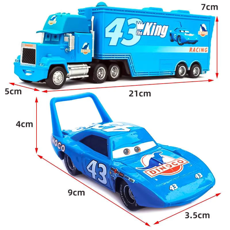 TAKARA TOMY Disney Lightning McQueen Jackson Storm Chick Hicks Modellauto, Metall, ab 14 Jahren - Bild 4
