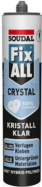 Soudal Fix All Crystal MS-Polymer Kraftkleber transparent 300 g - Bild 1