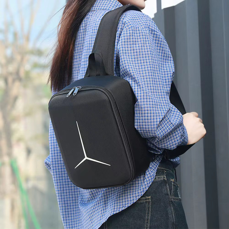 DJI Neo 2 Tragetasche und Aufbewahrungskoffer in Schwarz als Rucksack, Messenger oder Brusttasche für dein Zubehör - Bild 3
