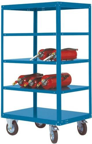 Manuflex TRANSOMOBIL TT4273.5007 Etagenwagen Brillantblau, B/H/T: 120,0 x 70,0 x 179,5 cm - Bild 1