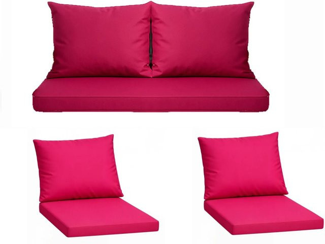 Setgarden Komfort Set Gartenloungekissen für Technorattan-Möbel in Rose, 1-teilig, Breite: 120 cm, Tiefe: 50 cm - Bild 1