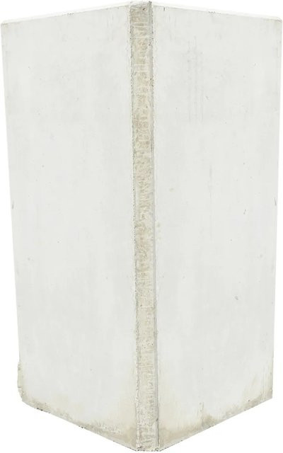 EHL Stützwinkel L-Stein Zweiteilig in Sichtbeton Optik, Breite: 50 cm, Höhe: 105 cm, Wandstärke: 12 cm - Bild 1