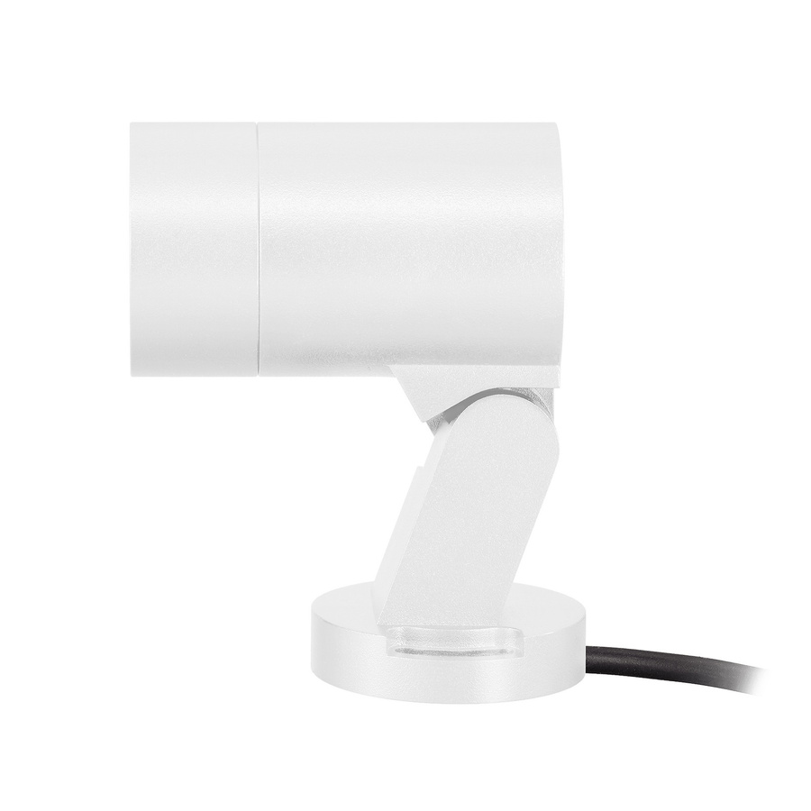 Luxvenum Gartenstrahler LED Bodenleuchte in Weiß Matt mit Milchglas, dimmbar, IP65, 7W, 230V - Bild 1