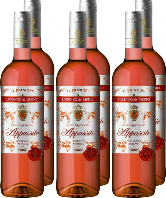 Lorenzo de' Medici Appassite Rosato Roséwein 6 x 0,75 l - Bild 1