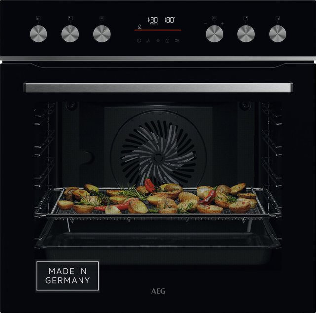 Bosch Einbauherdset EX52PMV2 mit Induktionskochfeld, Backofen mit Heißluft und Pyrolyse-Selbstreinigung, Schwarz, Edelstahl und Glas - Bild 1