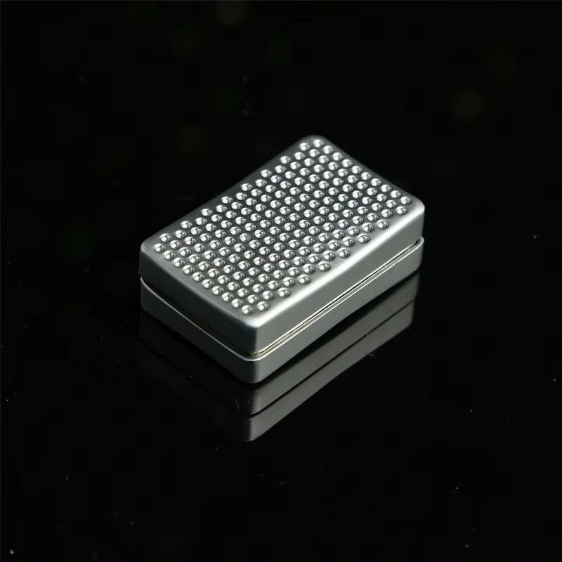 soulbao Wabenmuster EDC Push Slider, Magnetisches Metall-Fidget-Spielzeug - Bild 4