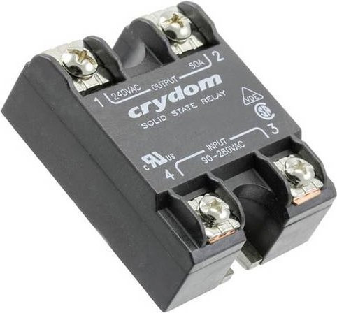 Crydom Halbleiterrelais A1210E Panel Mount Schwarz - Bild 1