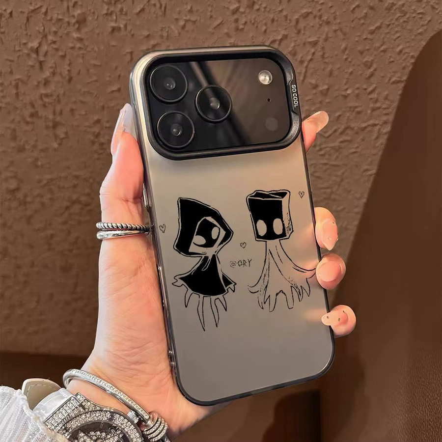 LittleS Game N-Nightmares Handyhülle für iPhone 17 16 15 14 13 12 11 Pro Max Air Multicolor Matte Laser Metallic Aurora - Bild 2