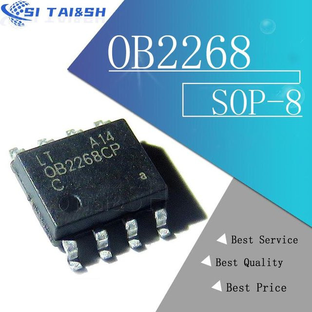 10 Stück Si Tai&SH OB2268CP SOP8 LCD Controller IC in Schwarz - Bild 1