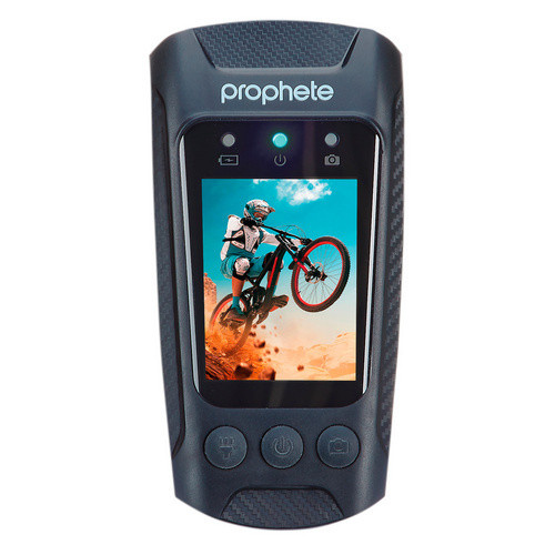 Prophete E-Bike Dashcam Action Camera in Schwarz mit 4K Videoaufnahme und USB-C Anschluss - Bild 3