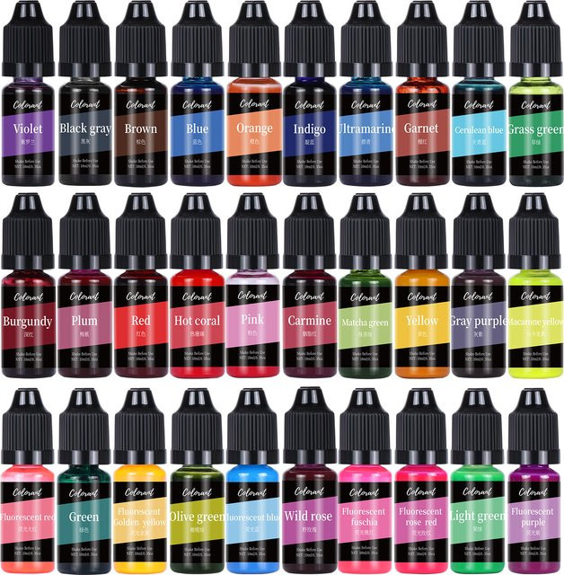30 Farben Kerzenfarbstoffe und Pigmente für DIY Kerzen, Seife und Harz in Multicolour - Bild 1