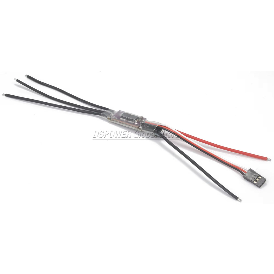 DSPOWER AM32 2-4S 40A ESC, Elektronischer Geschwindigkeit Controller, für RC Auto Crawler, Bürstenloser Motor - Bild 2