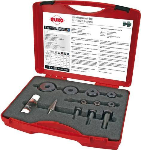 RUKO Blechlocher-Set Multicolor, Durchmesser: 12,0 mm - Bild 1