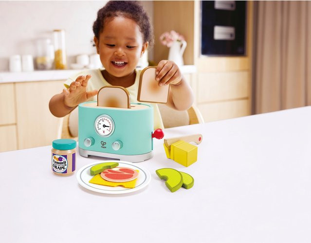 Hape Toaster-Set Pop-up, Holz, ab 2 Jahren - Bild 1