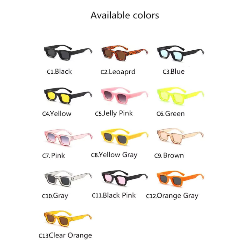Samjune Sonnenbrille, Quadrat, Vollrand, Kunststoff, Schwarz, Unisex - Bild 2