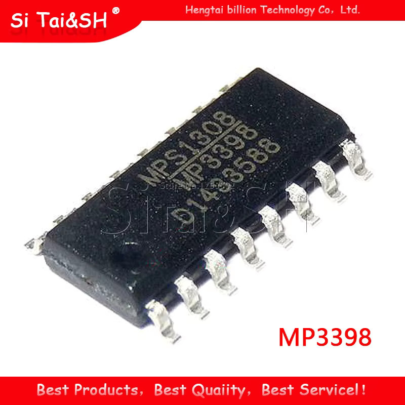 Si Tai&SH 5er Set MP3398 MP3398A MP3398AGF-ZTR MP3398GS-LF-Z SOP-16 in Schwarz - Bild 2