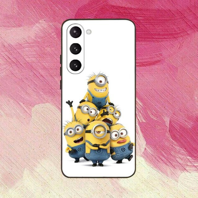 SÜSS Minions Handyhülle aus weichem schwarzem Silikon für Samsung Galaxy A73, A72, A71, A70, A53, A52 und A51 4G - Bild 1