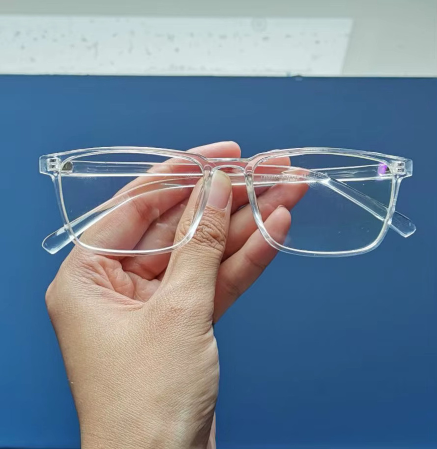 ShangeWFJia Korrektionsbrille Vollrand, Square, Kunststoff, transparent, Unisex - Bild 2