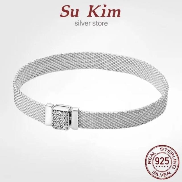 YIRAN Jewelry Armband, 925 Silber, Zirkonia, Damen, 20cm - Bild 1