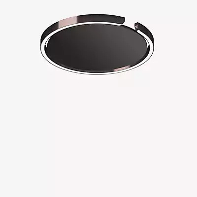 Occhio Mito Soffitto 40 Flat Wide LED Wand- und Deckeneinbauleuchte, Farbe Schwarz Matt, x-tra warmweiß (2.200-3.500 K) - Bild 1