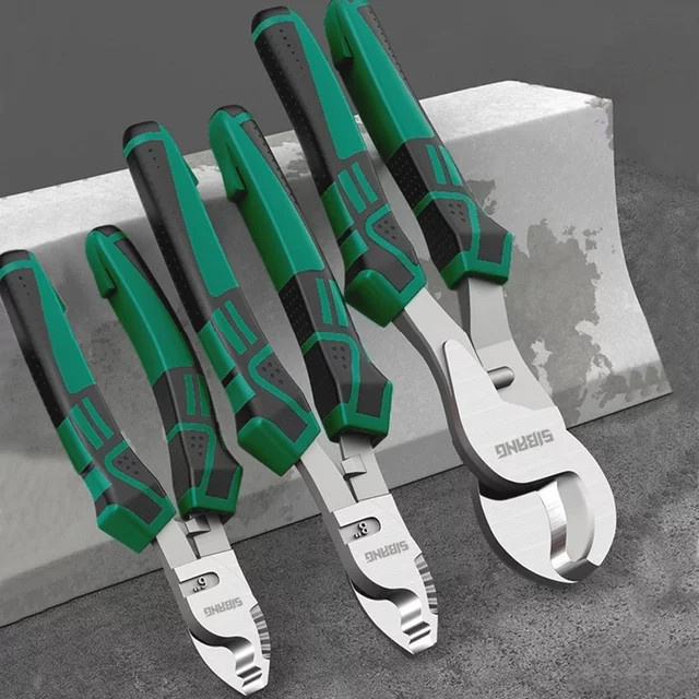 Multifunktionaler Kabelschneider von WOZOBUY aus Kohlenstoffstahl für Elektriker zum Abisolieren und Schneiden von Drähten - Bild 1