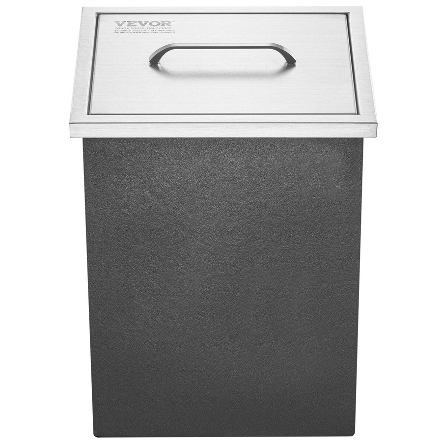 Buying Solutions MB Einbau-Eiskühlbox aus Edelstahl mit Deckel und Abfluss, Silber, B/T/H: 30,5 x 35,6 x 45,7 cm - Bild 3