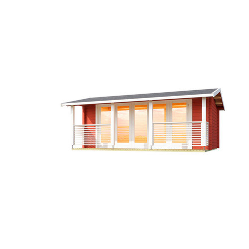 LASITA MAJA Gartenhaus Lyndhurst in Schwedenrot, B/H/T: 610 x 244,8 x 460 cm - Bild 2