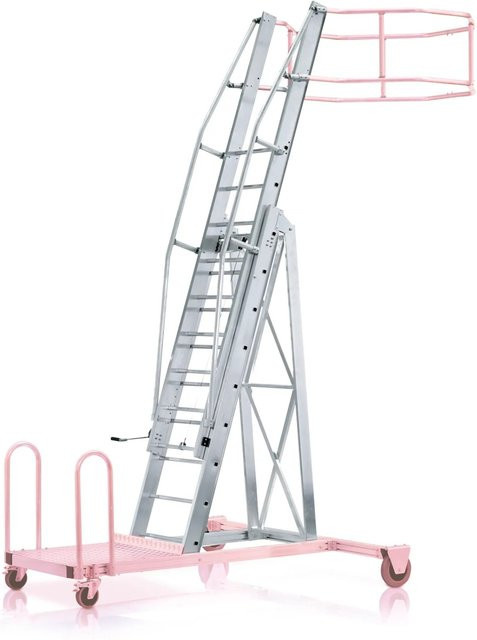 Zarges Tankwagenleiter Basismodul aus Aluminium in Silber - Bild 1